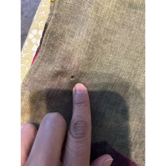 Powder Romantic Boho Botanical Floral Kimono Jacket Wool Coverup One Size - Picture 8 of 8